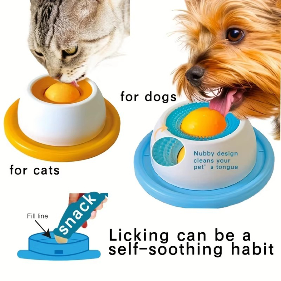 Indestructible Dog Chew Toy - Mainan Jilat Hewan Peliharaan, Dispenser Makanan