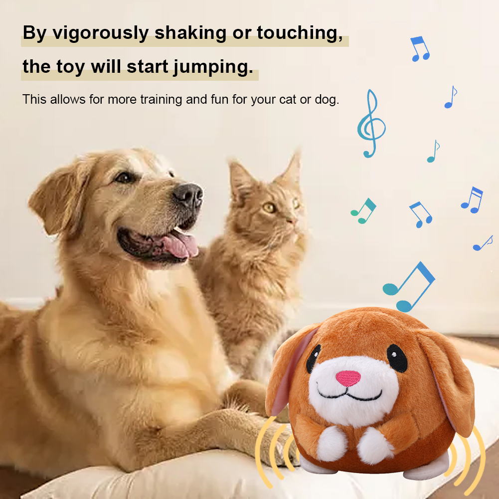 Mainan Bola Loncat Otomatis Be - Automatic Moving Dog Ball ulasan dan harga