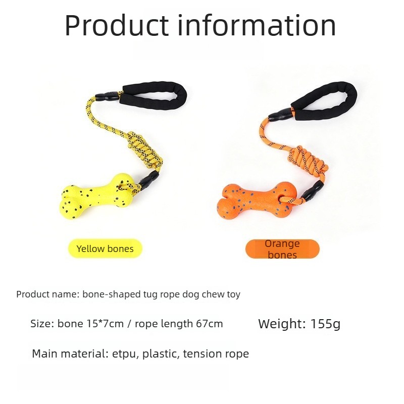 Mainan Tali Tarik Anjing yang  - Dog Rope Toy Aggressive Chewers ulasan dan harga