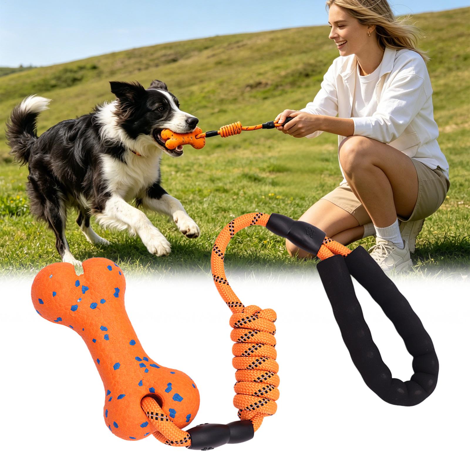 Mainan Tali Karet untuk Anjing - Dog Rope Toy Aggressive Chewers ulasan dan harga