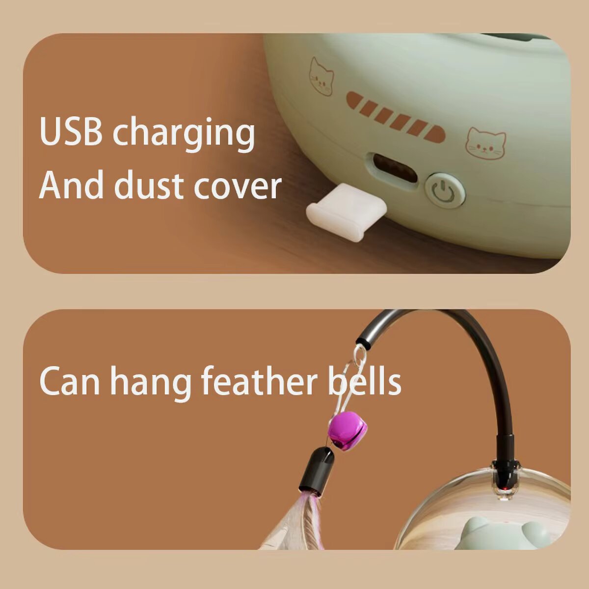 Robot Penggoda Kucing Otomatis - Laser Pointer Cat Toy Automatic ulasan dan harga