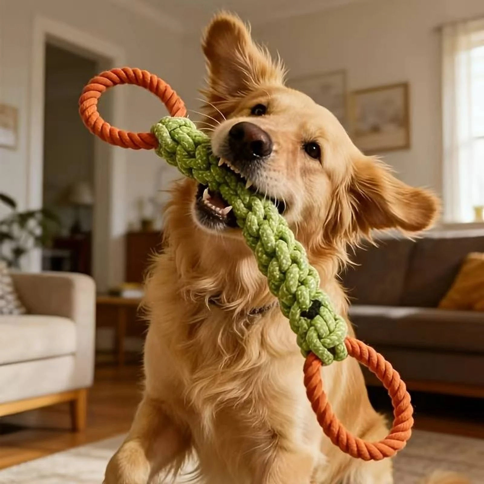 Mainan Tali Anjing Tahan Lama, - Indestructible Dog Chew Toy ulasan dan harga
