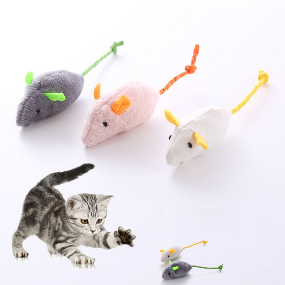 Mainan Catnip Tikus Palsu Mewa - Catnip Interactive Plush Mouse ulasan dan harga