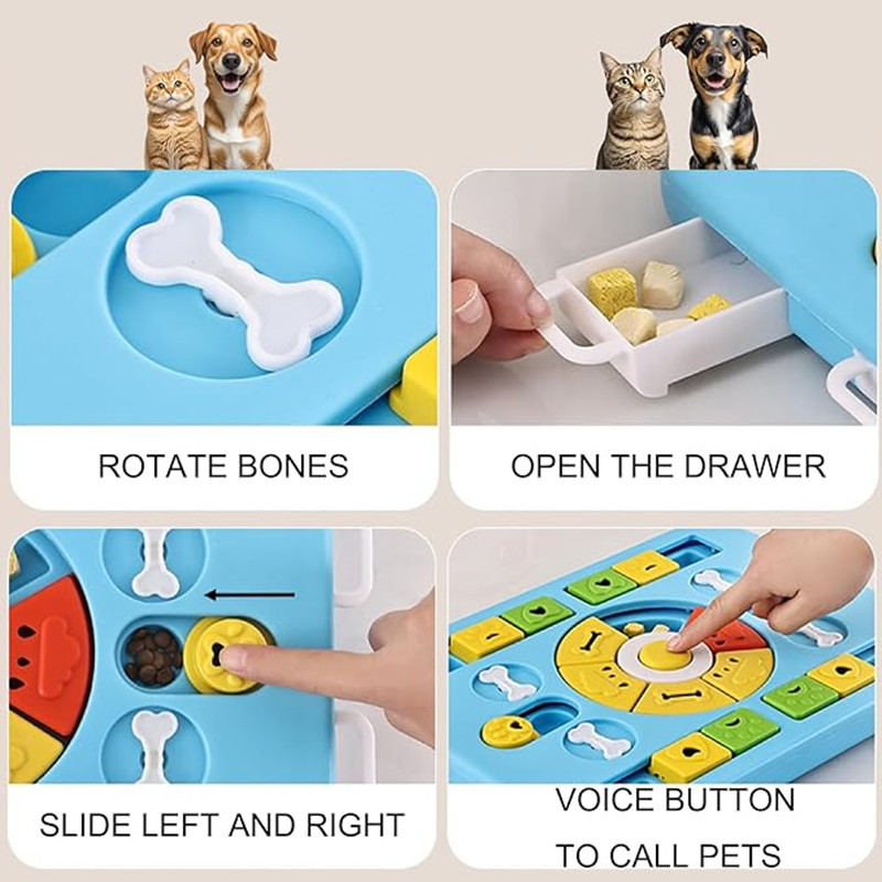Mainan Puzzle Anjing Interakti - Interactive Squeaky Plush Dog Toy ulasan dan harga