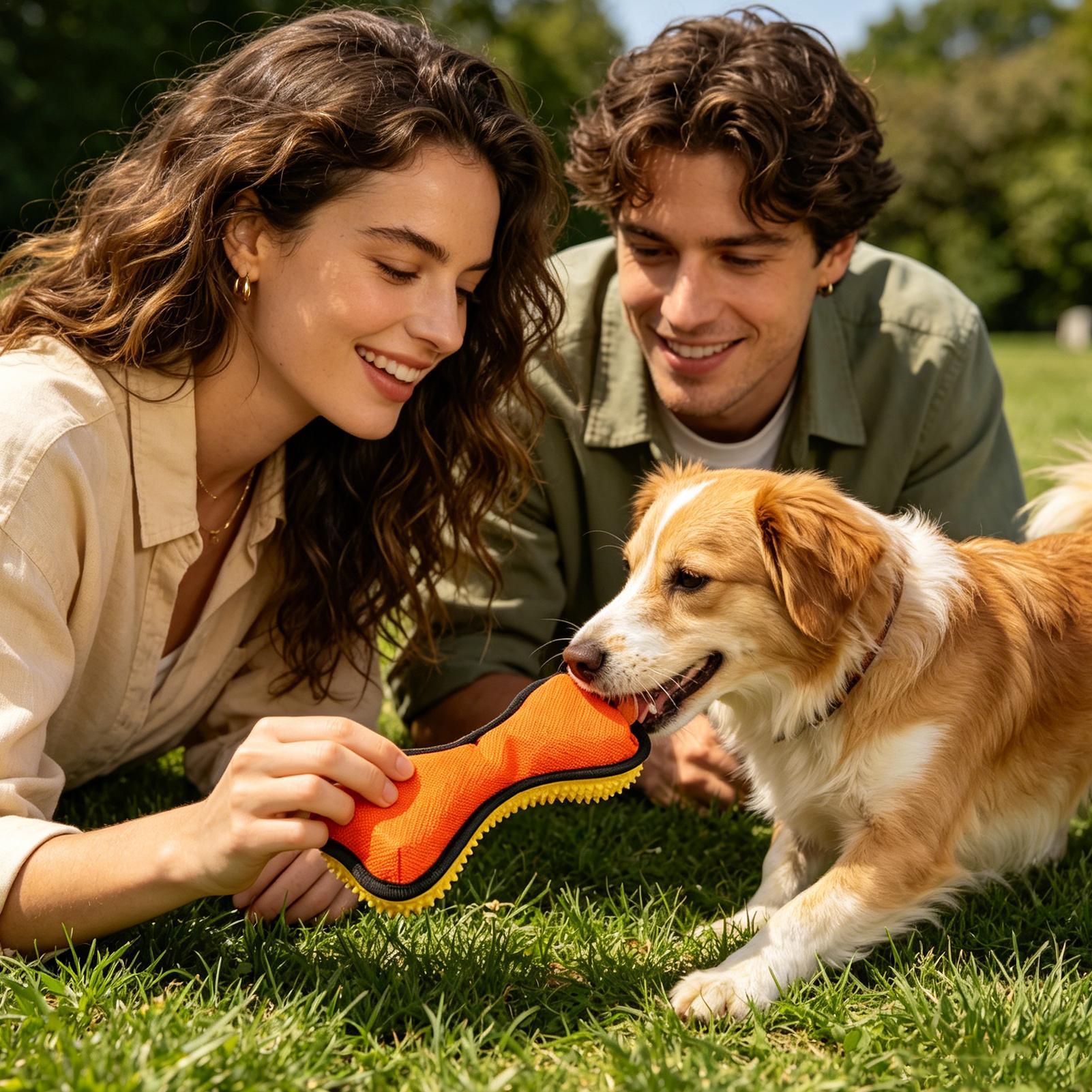 Mainan Anjing Bentuk Tulang un - Teeth Cleaning Dog Chew Bone ulasan dan harga