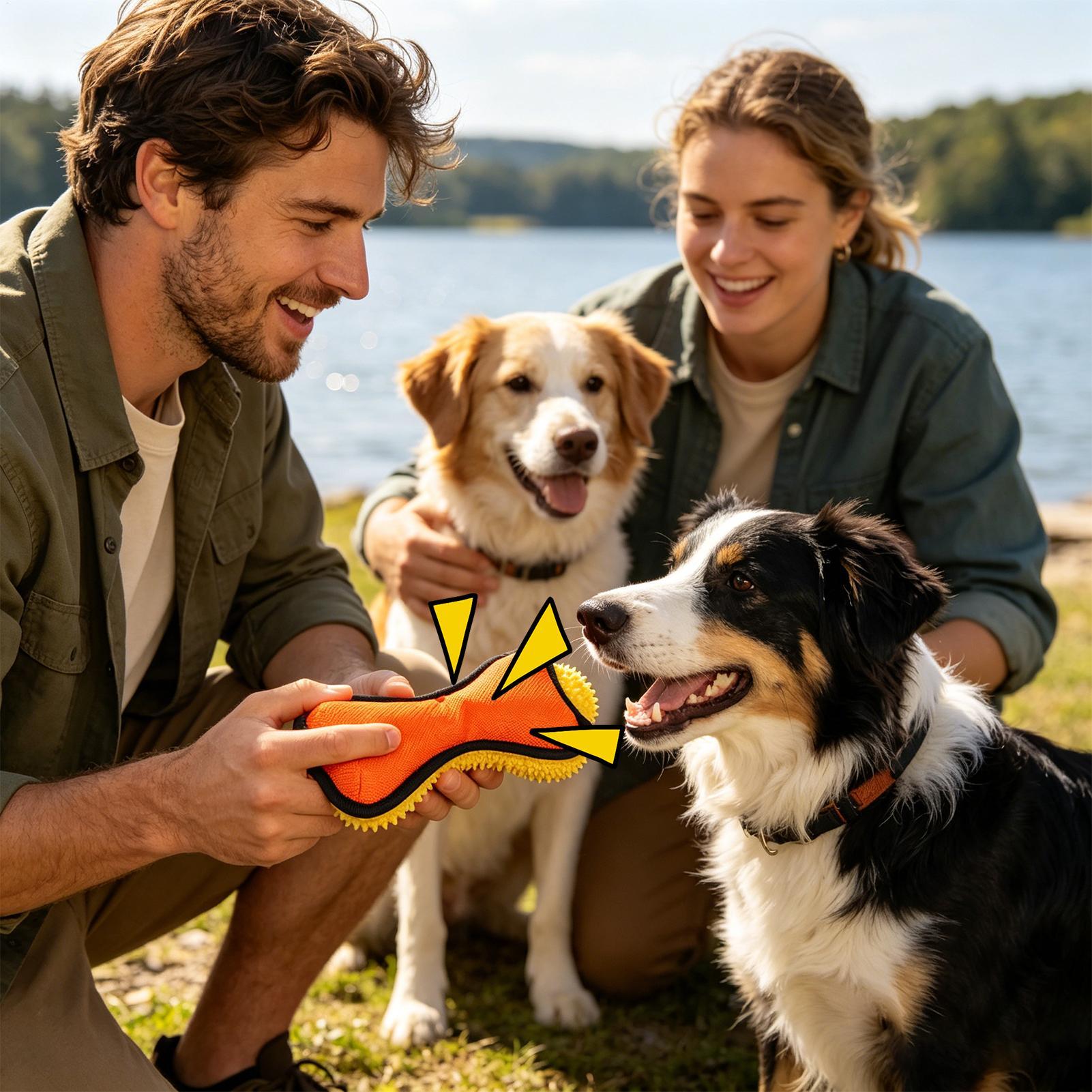 Mainan Anjing Bentuk Tulang un - Teeth Cleaning Dog Chew Bone ulasan dan harga