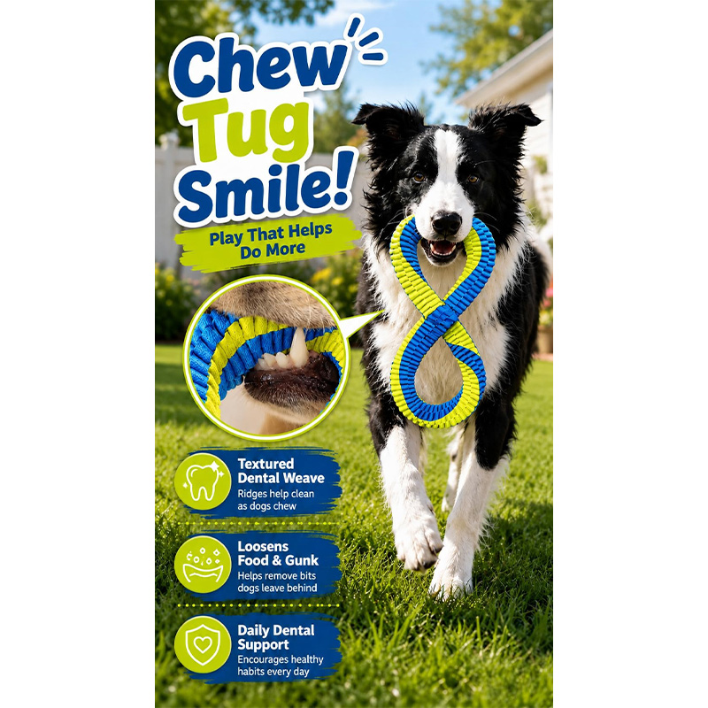 Mainan Tali Tarik untuk Member - Dog Rope Toy Aggressive Chewers ulasan dan harga