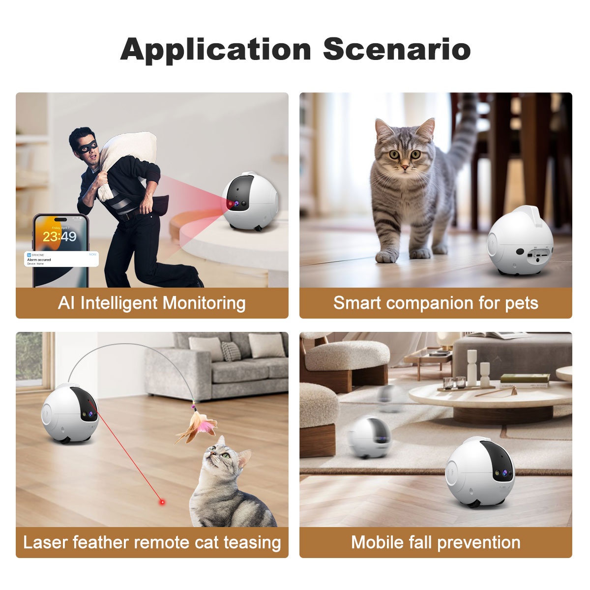 Kamera Robot untuk Hewan Pelih - Dog Toys ulasan dan harga