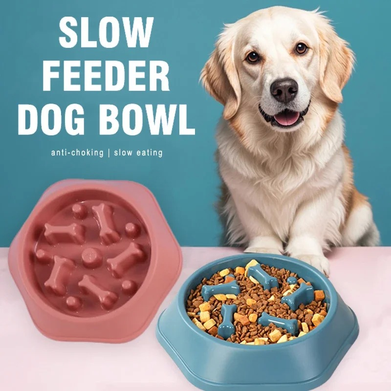 1Pc Mangkuk Makan Anjing Slow  - Dog Puzzle Feeder Toy ulasan dan harga